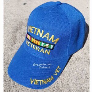 𝙉𝙔 𝙏𝙊𝙋 𝗩𝗜𝗘𝗧𝗡𝗔𝗠 𝗩𝗘𝗧𝗘𝗥𝗔𝗡 Baseball Cap Blue